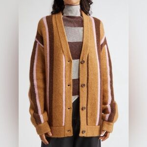 Stine Goya long sleeve striped cardigan